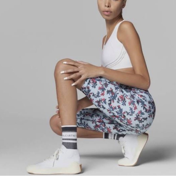 ADIDAS BY STELLA MCCARTNEY SNEAKERS X TREINO MID WHITE GUM SIZE 6 - Picture 14 of 15